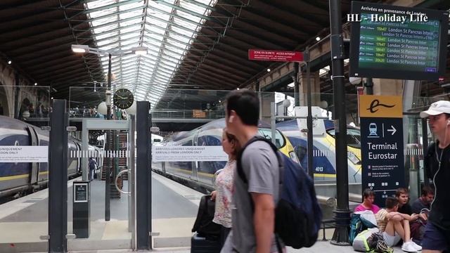 Gare du Nord, Paris, France смотреть онлайн