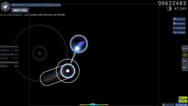 osu!│Mirai Nikki「Yukki Yukki Yukki」- German ver. | Selphius смотреть онлайн