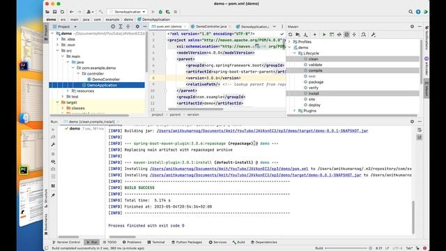 Deploy JAVA based Spring Boot Application to AWS EC2 | Deploy your first application to AWS Cloud смотреть онлайн