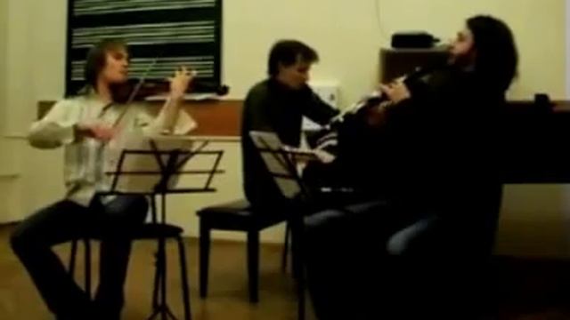 Darius Milhaud. Suite for violin, clarinet and piano. 1 mov. смотреть онлайн