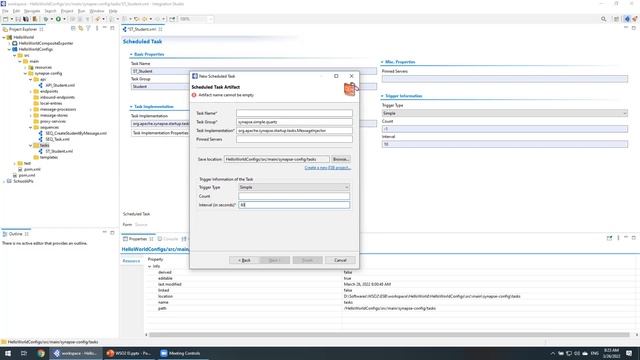 008 - WSO2 EI - SCHELDAUED TASK смотреть онлайн