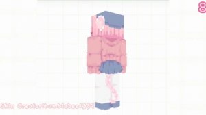 Aesthetic Minecraft Skins~ Pink Edition~ with Links~ MCPE