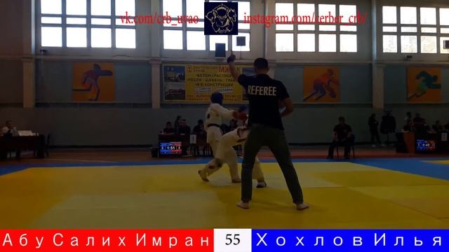 Кубок г. Дмитров дети по Рукопашному бою 2018г. Абу Салех Имран-Хохлов Илья 55 кг 10-11 лет смотреть онлайн