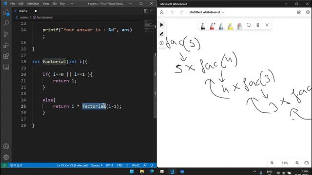 How to find factorial of a given number in Java, C, JavaScript, Python || SilenxScripts