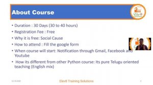 30 Days Free Python Live Course