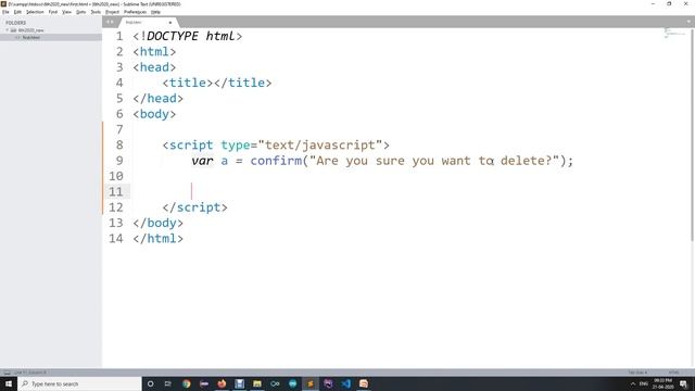 Unit 5: Pop up Boxes in Java Script