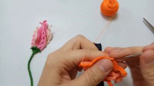 Цветок бутон для ирландского кружева часть 2