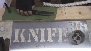 Тест ножа РУЗ, Кизляр. Сталь D2