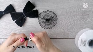 Бархатная лента!!!! Бантики из бархатной ленты 4 см