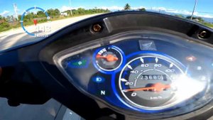 Honda Wave 110 | Top speed | Gps reading