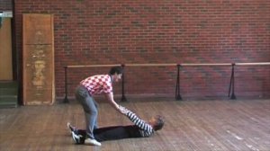 Иван Янковский и Глеб Пускепалис в ГИТИСе.