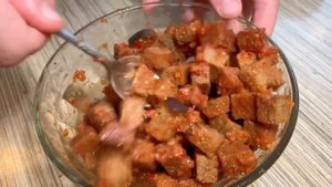 ХРУСТЯЩИЕ СУХАРИКИ ИЗ ЧЕРНОГО ХЛЕБА
