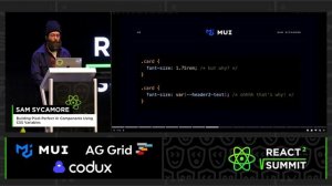 Sam Sycamore - Building Pixel-Perfect UI Components Using CSS Variables, React Summit 2023