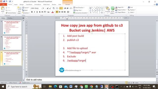 How to move java file from github to s3 Bucket using Jenkins смотреть онлайн