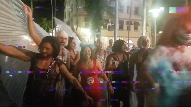 Хэллоуин. Майами. Лучшие костюмы ночи Helloween в США - Майами. Линкольн роуд. смотреть онлайн