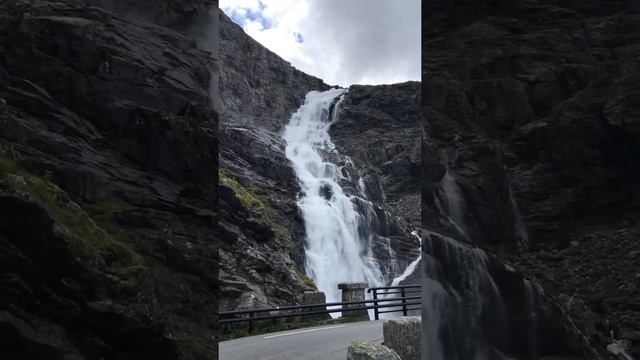 Норвегия, водопад Stigfossen (Trollstigen)