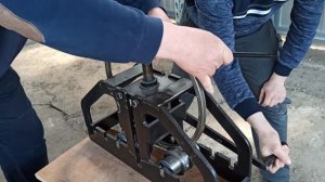 Закатка в минимальный радиус. Ручной трубогиб
