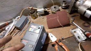 Тест крепления генератора на стенде, и проверка наждака в сложенном состоянии !