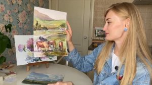 ?впечатление от акварели Winsor & Newton Professional