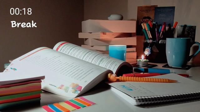 1-HOUR STUDY WITH ME 🪵🔥crackling fireplace 🎹 calm piano/background sounds real-time/ Pomodoro 25/5