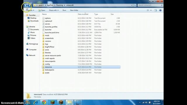 My .Minecraft folder on my main computer смотреть онлайн