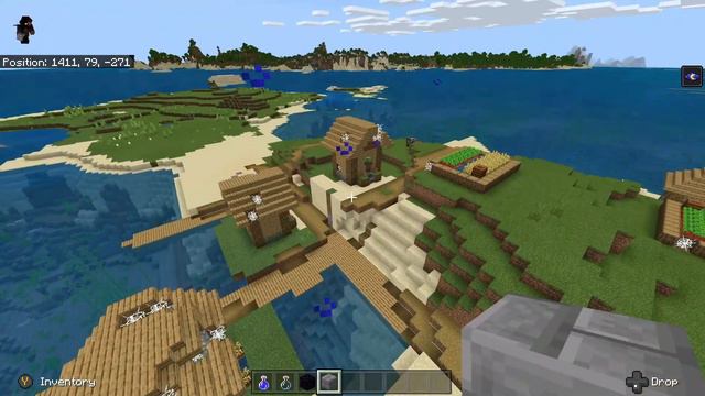 This seed has an EXPOSED STRONGHOLD under a Village! смотреть онлайн