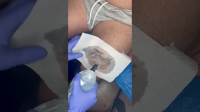 Family Chicano Letering Tattoo- short video