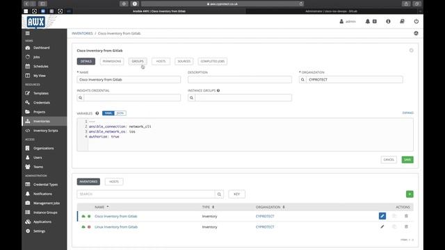 AWX/Cisco - authenticating to Cisco IOS using RSA Key смотреть онлайн