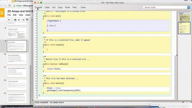 Flip Tiles - Part 1: Setting up the Puzzle смотреть онлайн