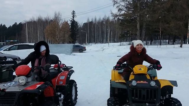 Девушки катаются на квадрациклах смотреть онлайн