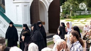 Крестный ход  на празднике Преподобного Романа Киржачского в Свято-Благовещенском монастыре 11.08.24