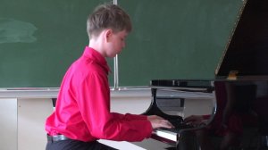 Bach. Preludio e Fugue c-moll (II) - Vitaly PETROV (13 y.o.) Marktoberdorf