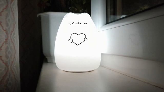 Силиконовый ночник CosmoCat - работа ночника смотреть онлайн