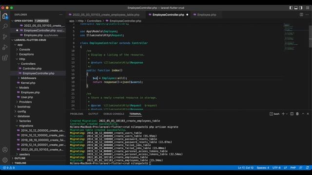 @Google  #Flutter #108: Flutter Laravel CRUD PHP | Flutter Rest API | Flutter Http Post Request
