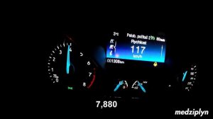 Ford Focus 1.0 EcoBoost 125k M6 Wagon Titanium Acceleration 0-100, 80-120