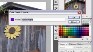 Rename a Color Swatch in Photoshop CS3