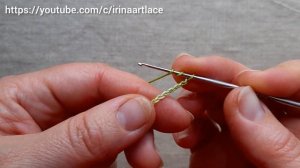 Трилистник крючком ирландское кружево