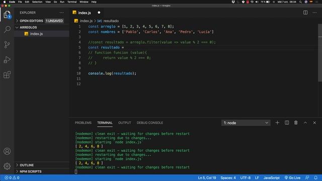 Arreglos: Método Filter() - Tutorial JavaScript