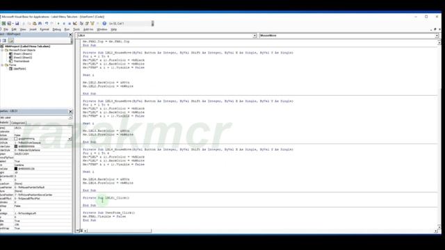 Create Dropdown Menu Tab In Userform Excel VBA смотреть онлайн