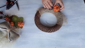 Как сделать осенний венок / halloween wreath