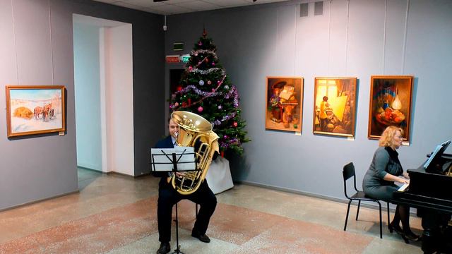 И.С. Бах. Соната для флейты Eb (в переложении для тубы). 1 часть. RomaNizza смотреть онлайн