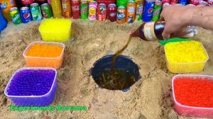 A lot of Coca Cola & Orbeez, Jumbo Cola, Pepsi, Love Is, Cola Vanilla vs Mentos Underground