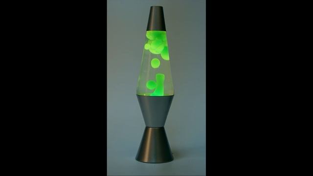 Лава-лампа 36см МТ ЗелёнаяПрозрачная