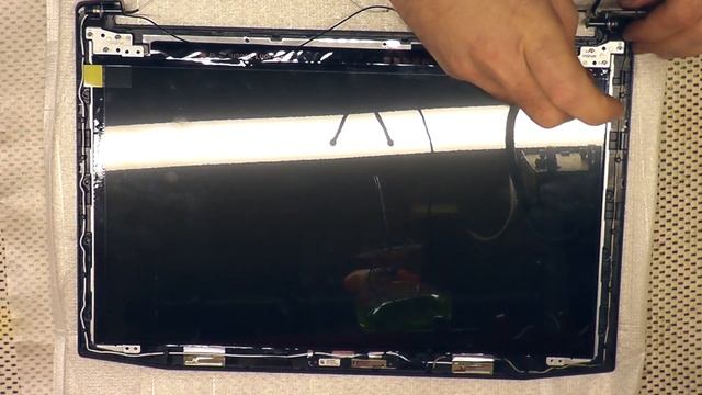 Acer AN515 разбор-замена матрицы, петель и крышки матрицы. смотреть онлайн