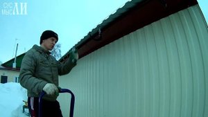 Пластиковый водосток. Монтаж.