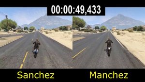 GTA 5 DLC - NEW Maibatsu Manchez VS Sanchez. Enduro bike battle #2
