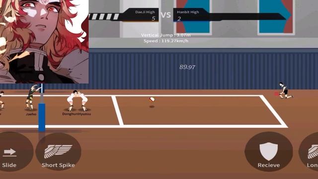 Обзор игры, The spike! Волейболл! Ренгоку сан. смотреть онлайн