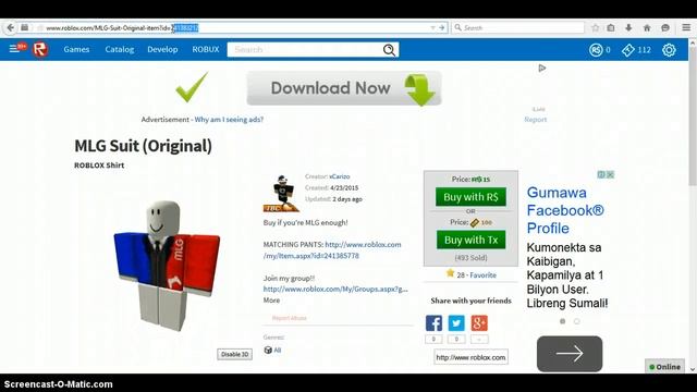 ROBLOX: How To Get FREE Shirts, Pants, and T-Shirts - Part 1 смотреть онлайн