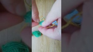 Правильный переход на другой цвет пряжи, вяжем крючком. Красивый переход цветом.