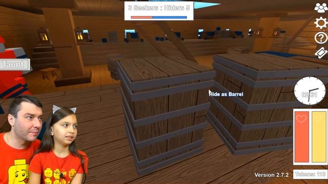 Я - ПОПКОРН ! Нёрф Прятки в РОБЛОКС Предметы и Охотники в Реальной Жизни Blox Hunt Roblox Валеришка смотреть онлайн